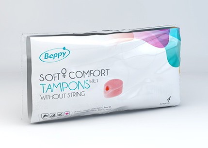 Beppy Soft-Comfort-Tampons 4er wet