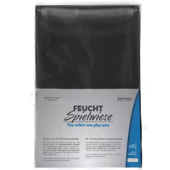 JOYDIVISION Feucht Spielwiese Bettlaken 180 X 260cm schwarz